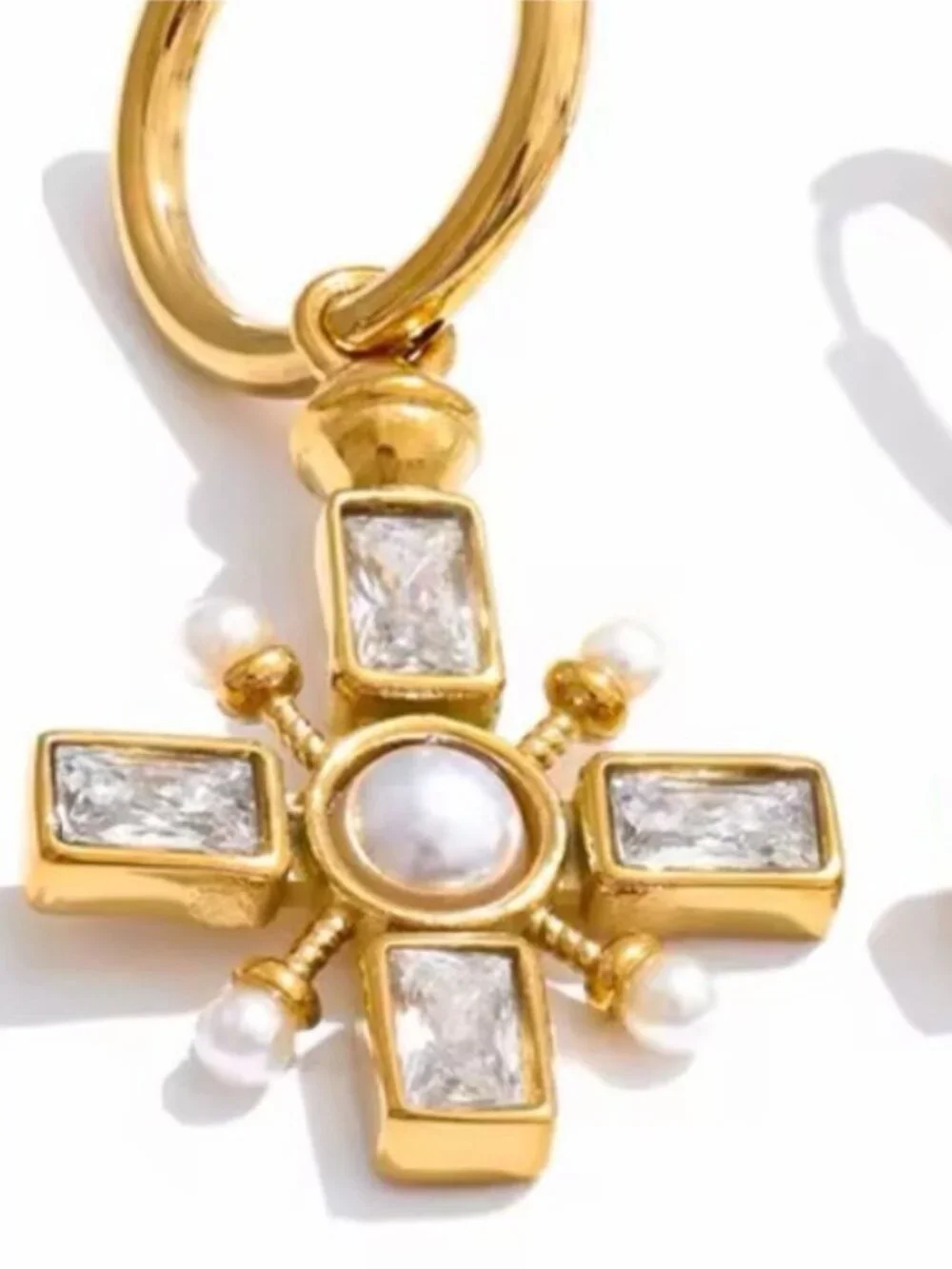 Anthropologie gold tone